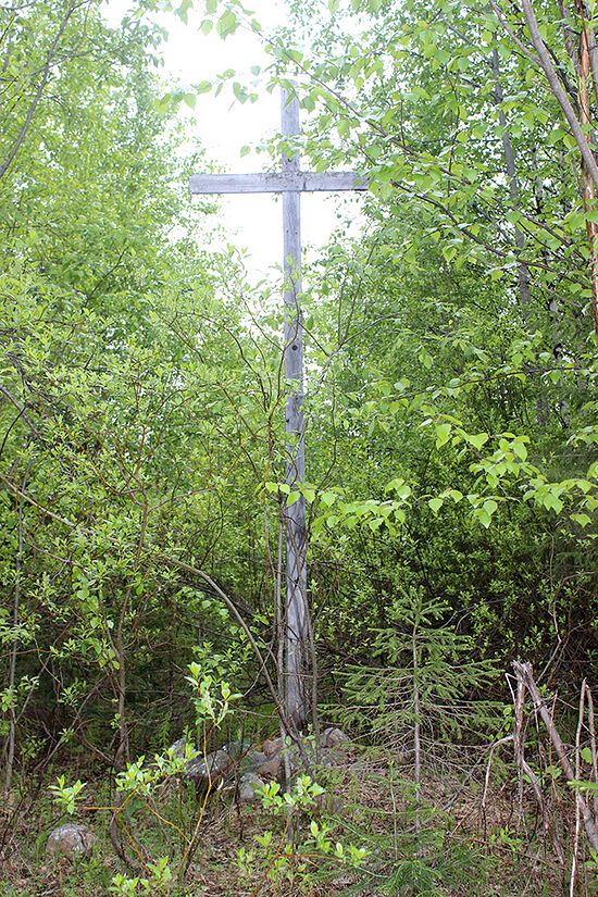 Крест в Кедровом Шоре в память о жертвах ГУЛАГа