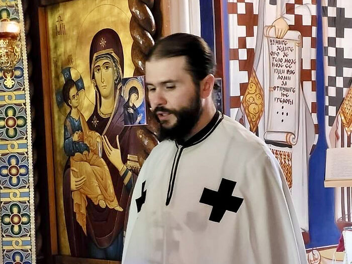 Fr. Fotije, abbot of Devina Voda Monastery, was suddenly deported from Kosovo on October 20. Photo: eparhija-prizren.com