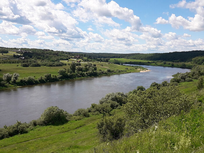 Река Ока в Ферзиковском районе