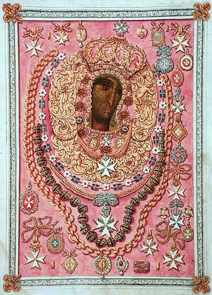 Филермская икона Божией Матери в Орденской ризе (реконструкция)