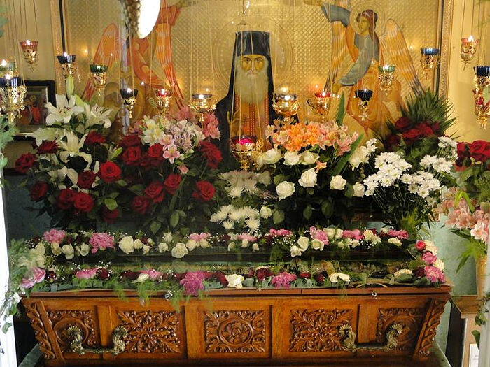 The relics of St. Makary of Saharna. Photo: manastirea-saharna.md