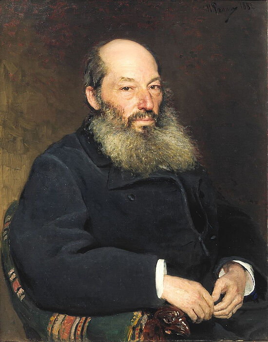 Афанасий Афанасьевич Фет. Портрет работы И. Е. Репина (1882)