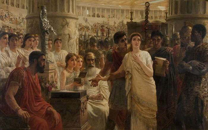 Edwin Long, Diana or Christ?, 1881, oil on canvas.