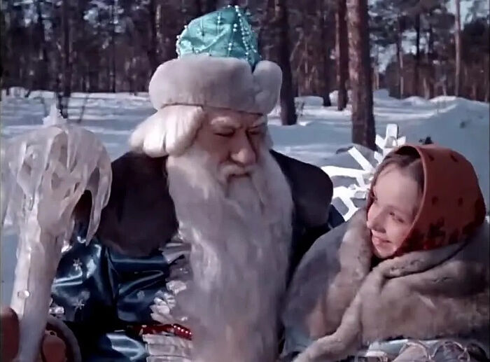 Кадр из фильма «Морозко», 1964 г.