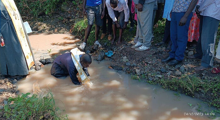 From the Baptism in Kenya. Photo: exarchate-africa.ru