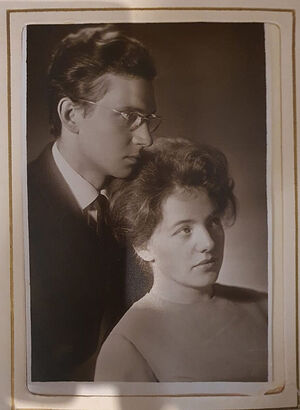 Отец Леонид со своей матушкой Ларисой Николаевной