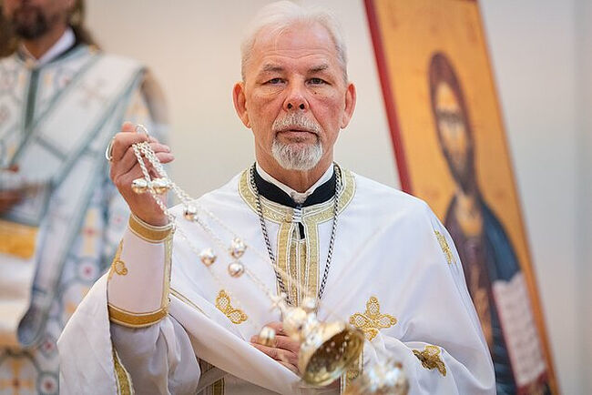 Fr. Justinus Kiviloo of Estonia is the head of Constantinople’s new structure. Photo: lrt.lt