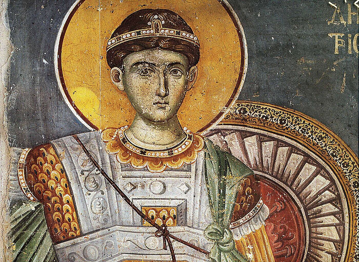 Ο Άγιος Μεγαλομάρτυς Δημήτριος της Θεσσαλονίκης, Βυζάντιο, 14ος αιώνας