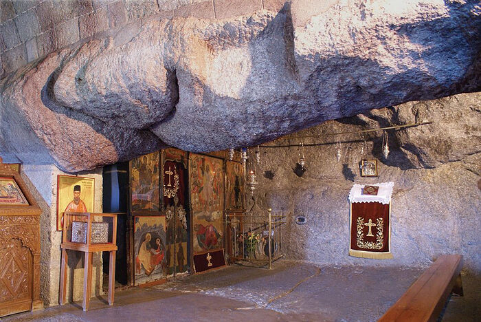 The cave of the Revelation, Patmos, Greece