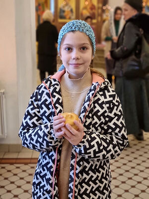 Little Xenia Kamenshchikova, with whose question it all began