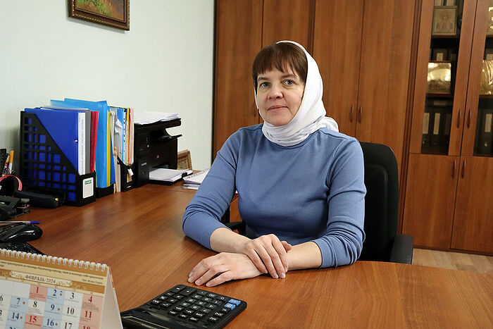 Elena Yuryevna Blinova, Deputy Chief Accountant of the Vyatka Diocese