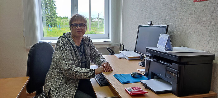 Директор школы поселка Набережный Вера Коковкина