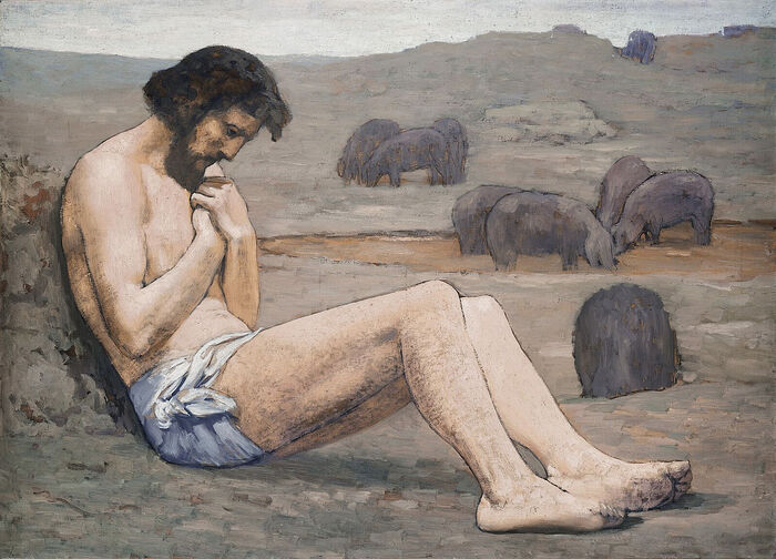 Pierre Puvis de Chavannes. The Prodigal Son. 1879. Photo: gallerix.ru