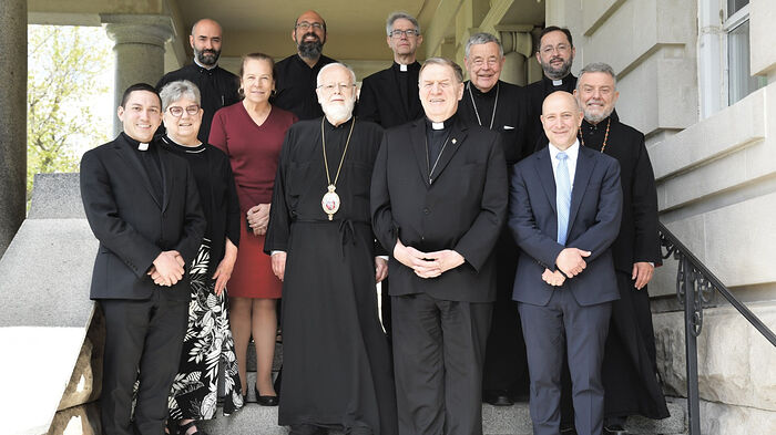 The Orthodox-Catholic Consultation at its meeting in May 2023. Photo: assemblyofbishops.org