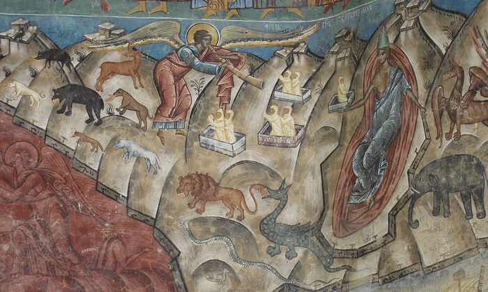 Фреска монастыря Воронец, Румыния
