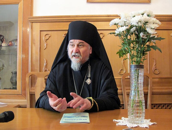 Архимандрит Тихон (Секретарев; +2018). В 1995–2018 гг. – наместник Псково-Печерского монастыря