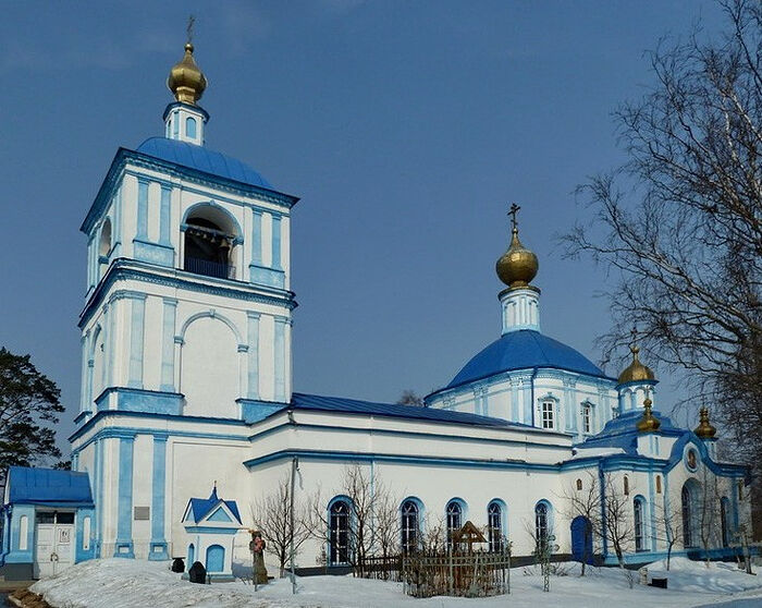 Holy Dormition Church in Obukhovo