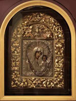 Kazan Icon of the Mother of God in Holy Trinity Church in Skhodnya