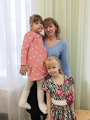 Светлана Столяренко с дочерьми