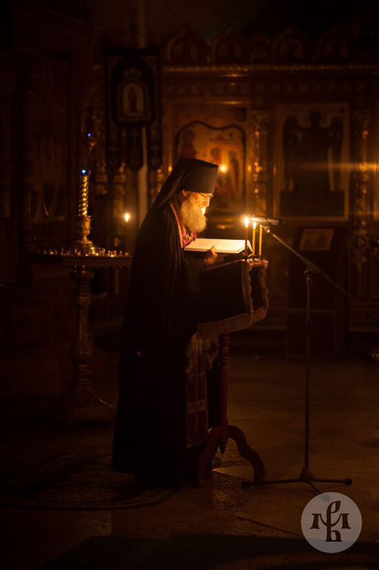The service of the Standing of St. Mary. Photo: Valaam.ru