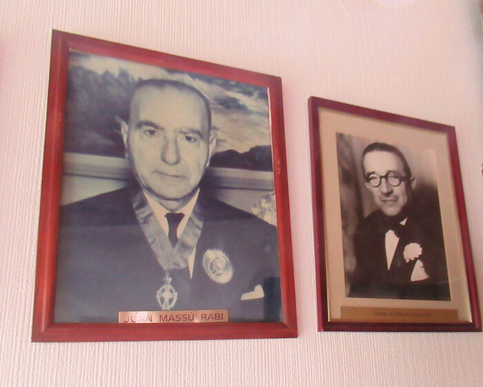 Portraits of Juan Massu and Georges Moustakis