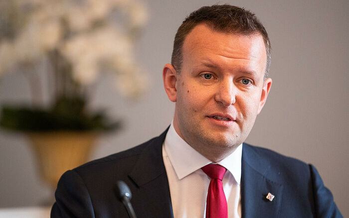 Estonian Minister of the Interior Lauri Läänemets. Photo: i.err.ee