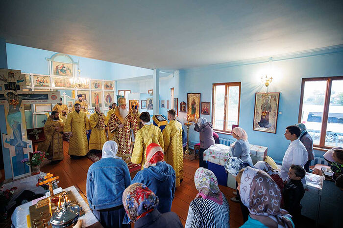 В храме Казанской иконы Божией Матери села Кайсарово
